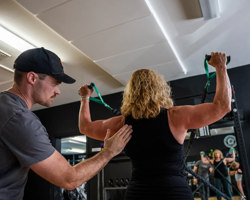 Paula Page using Crossover Symmetry with her PT